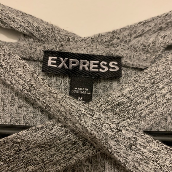 Gray Ribbed Bodysuit - Picture 4 of 4